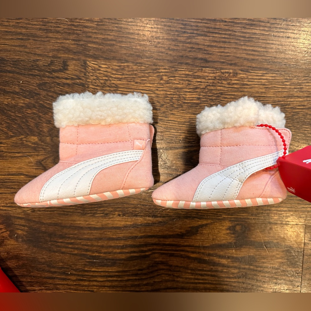 Puma Lil’Wrap Crib Booties *new* Baby 9-12 months